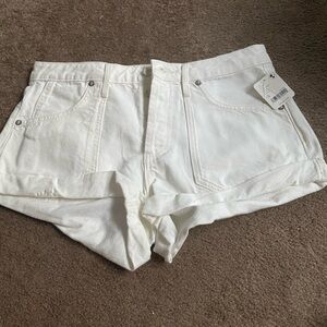 Free people white shorts